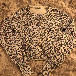 Zara button up cardigan/sweater